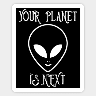 Alien Attack Sticker